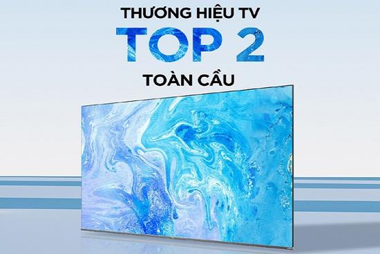 TCL đứng thứ 2 thị phần TV toàn cầu năm 2022