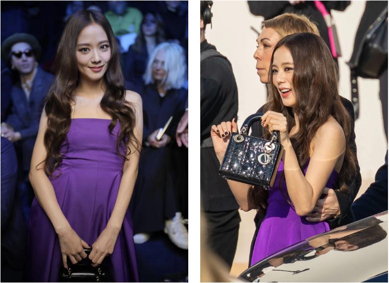 Không phải vô cớ Jisoo (BLACKPINK) chọn váy tím cho show Dior Thu Đông 2023-8