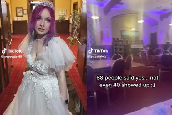 Cô dâu khóc ròng vì quá nửa khách mời không đến dự đám cưới