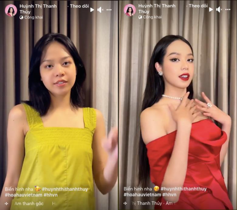 Hoa hậu Thanh Thủy tìm ra màu son hợp vía sau khi bắt trend biến hình-1