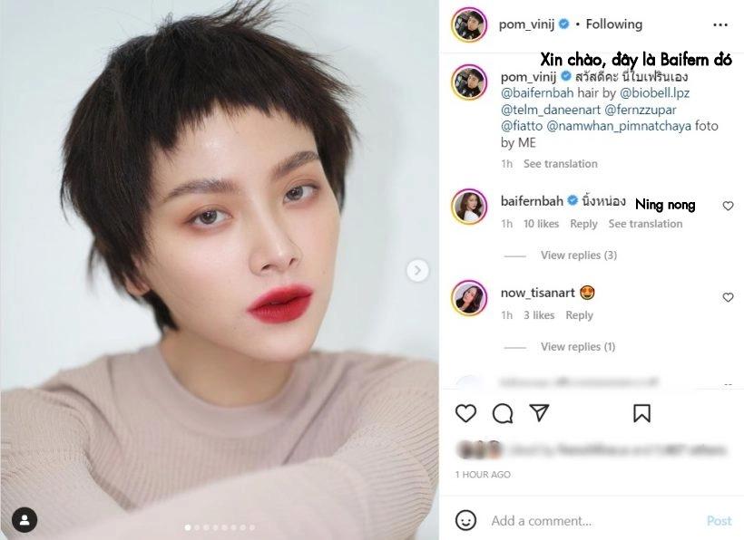 Không nhận ra Baifern Pimchanok với tóc ngắn-1