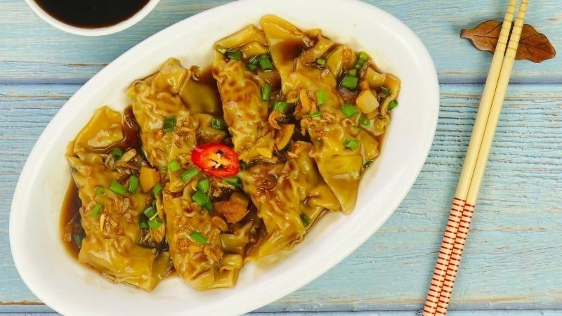 Món ngon cuối tuần: Cách làm sủi cảo trộn khô ngon đậm đà-5