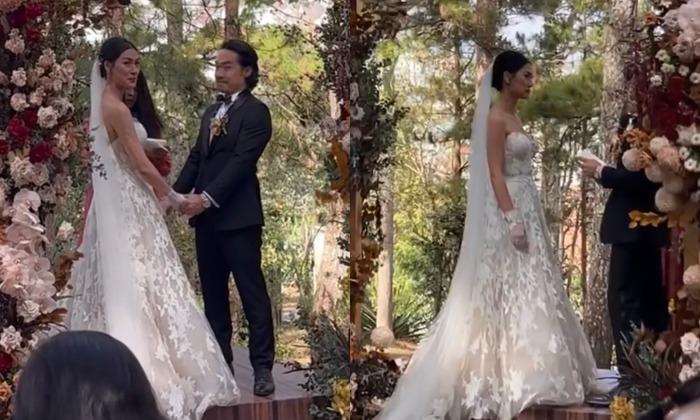 Kathy Uyên và chồng doanh nhân xúc động trong đám cưới lãng mạn tại Đà Lạt-3