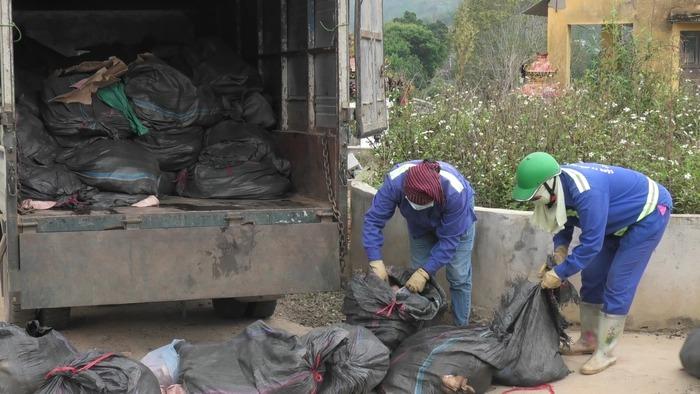 Thu giữ và tiêu hủy hơn 1,5 tấn tai lợn không rõ nguồn gốc-2