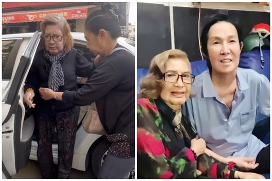 NSƯT Diệu Hiền đi đứng khó khăn, khóc nấc tiễn NSƯT Vũ Linh