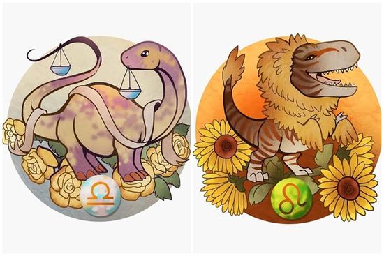 Quay về thời cổ đại, 12 cung hoàng đạo đại diện cho loài khủng long nào?