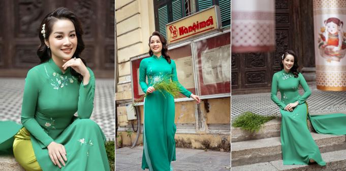 MC Minh Hương Vàng Anh chia tay hàng hiệu, áo dài dạo phố-4