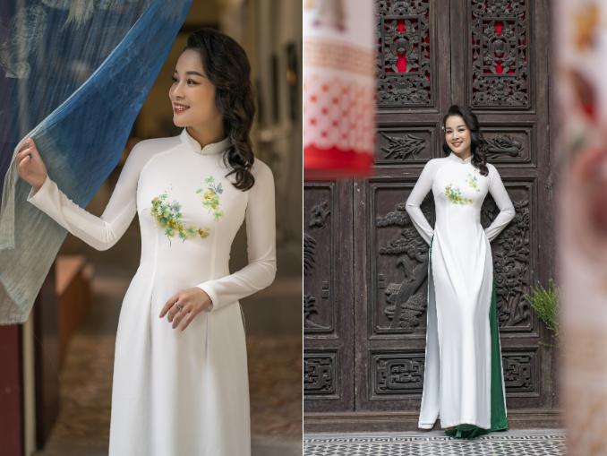 MC Minh Hương Vàng Anh chia tay hàng hiệu, áo dài dạo phố-6