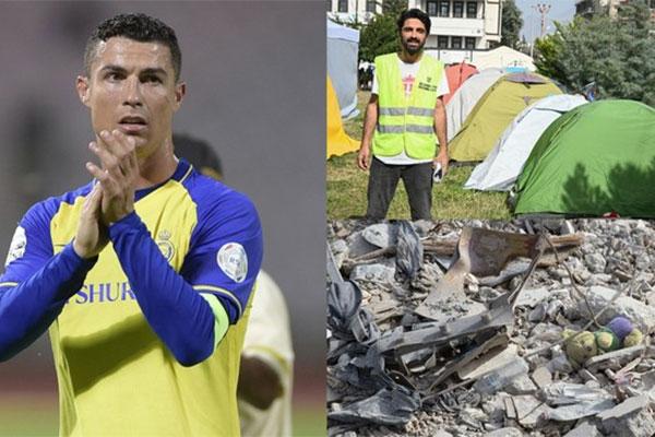 Ronaldo gửi một máy bay nhu yếu phẩm ủng hộ nạn nhân động đất-1