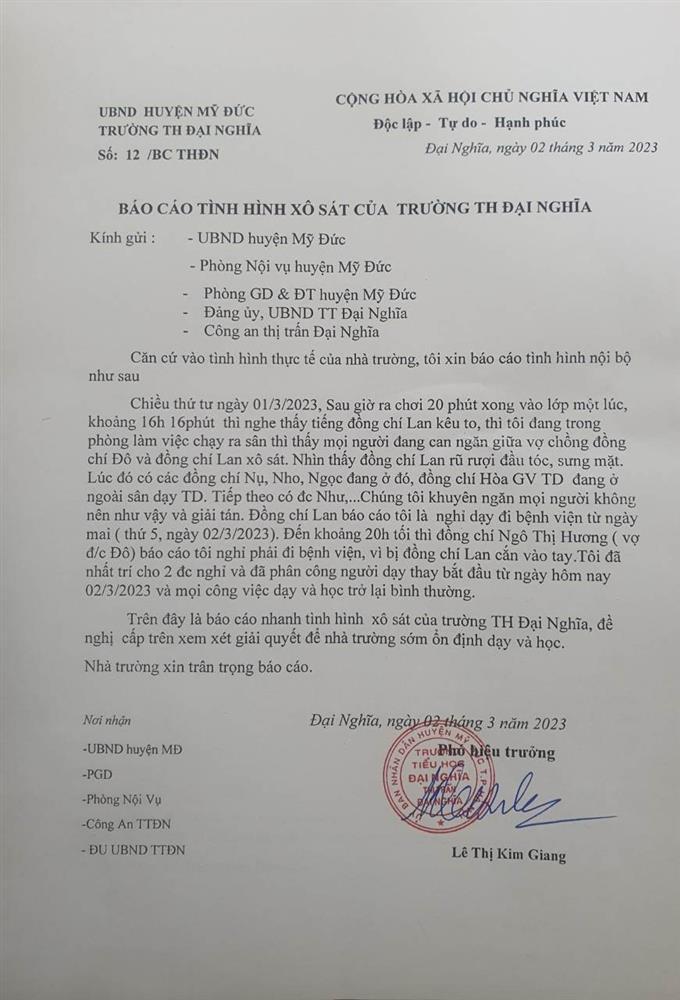 Xác minh thông tin vợ chồng hiệu trưởng tung chưởng giáo viên-3