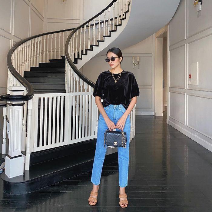 4 kiểu quần jeans chiếm sóng phong cách của các người đẹp Việt-5