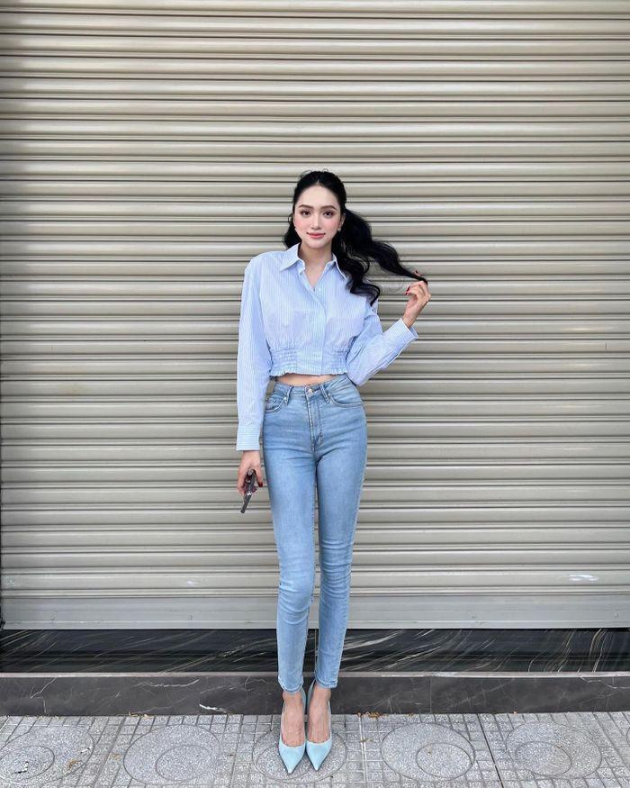 4 kiểu quần jeans chiếm sóng phong cách của các người đẹp Việt-7
