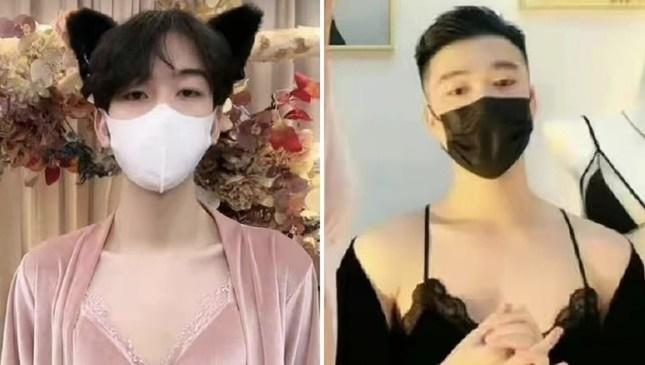 Trung Quốc: Rộ xu hướng mẫu nam mặc đồ lót bán hàng trực tuyến-1