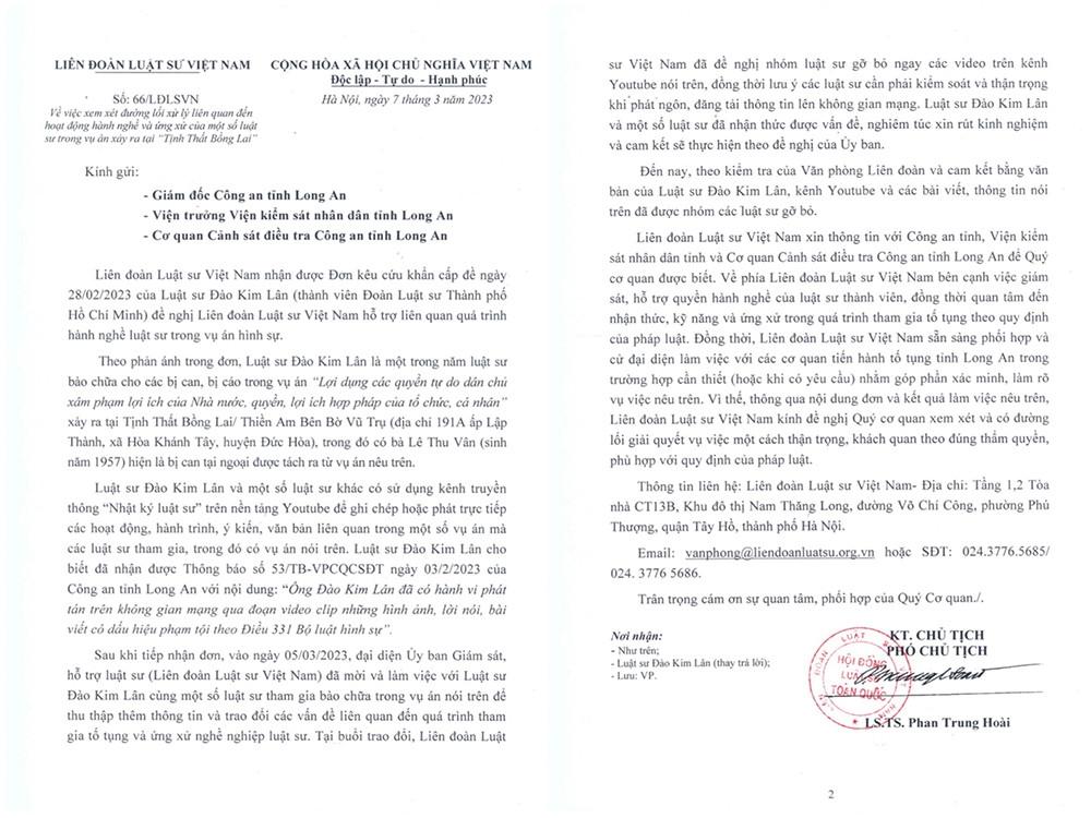 Một luật sư vụ Tịnh thất Bồng Lai bị điều tra về phát ngôn trên Youtube-2