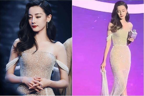 Nhan sắc Địch Lệ Nhiệt Ba trong clip không chỉnh sửa