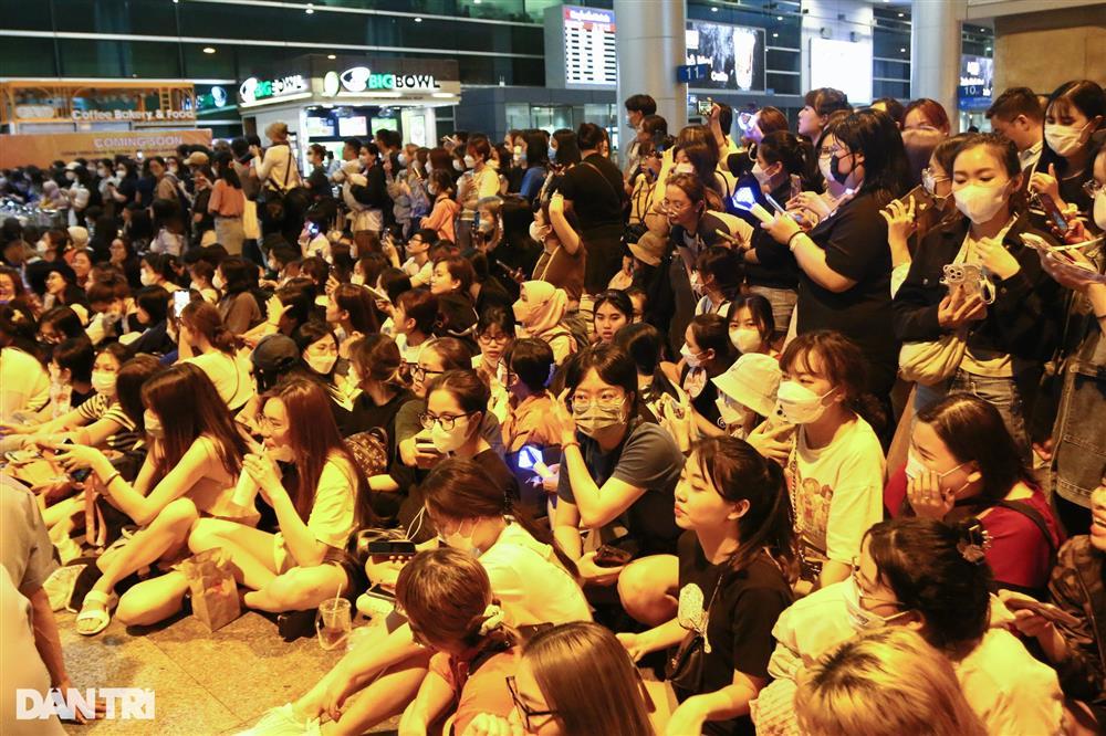 Hàng trăm fan xếp hàng dài chờ đón Super Junior đến Việt Nam-11