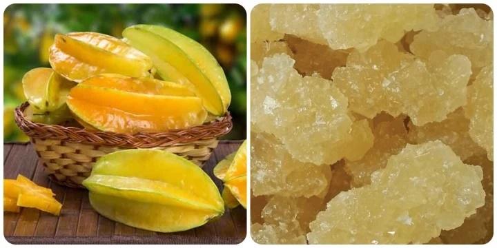 Khế chua ngâm đường phèn có tác dụng gì?-1