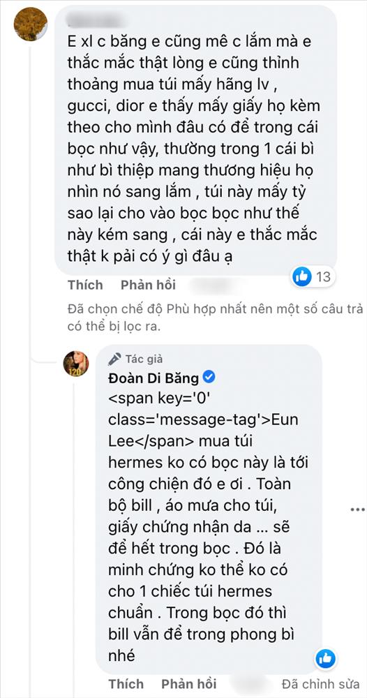 Đoàn Di Băng lên tiếng khi bị nghi mua túi Hermès bạch tạng giả-7
