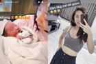 Em gái Trấn Thành khoe vóc dáng nuột sau 2 tháng sinh con