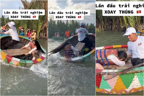 Chao đảo thuyền thúng miền Tây, du khách chơi xong tái mét mặt mũi-2