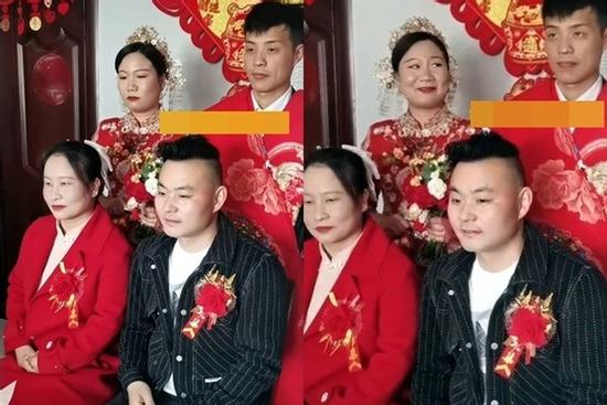Chú rể trông già hơn cả bố vợ, nhìn sang cô dâu bất ngờ không kém