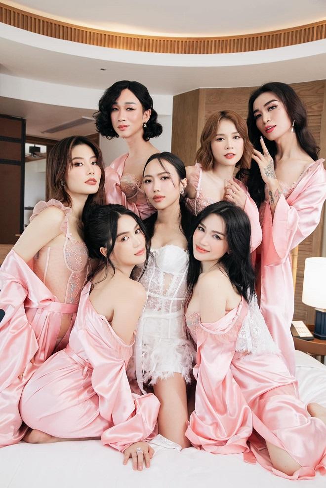 Linh Rin hé lộ trang phục phù dâu trong đám cưới với Phillip Nguyễn-4