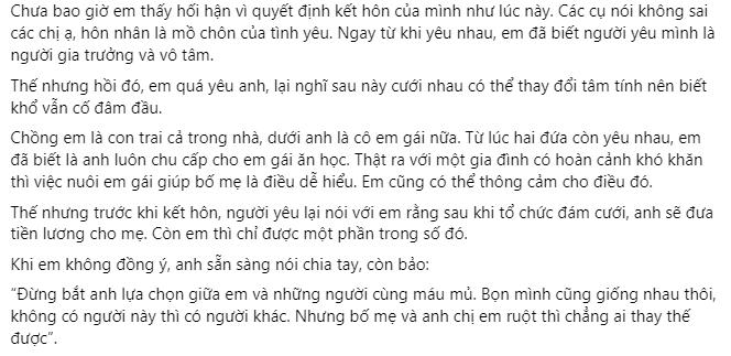 Chồng chi 30 triệu cho em gái đi đẻ, tiếc 1 triệu để vợ chữa tắc sữa-1