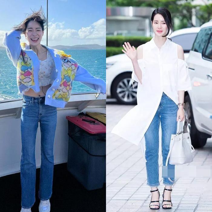 3 kiểu quần jeans ruột của Lim Ji Yeon, ai chân cong không nên bỏ qua-2