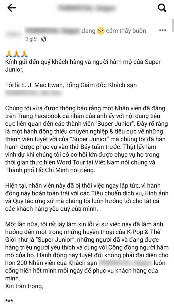 Fan Việt phẫn nộ khi Super Junior bị đầu bếp khách sạn mắng báo đời-3
