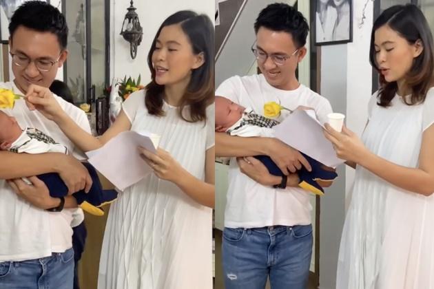 3 nhóc tỳ Vbiz chào đời đầu 2023, vài ngày tuổi đã chiếm sóng bố mẹ-9