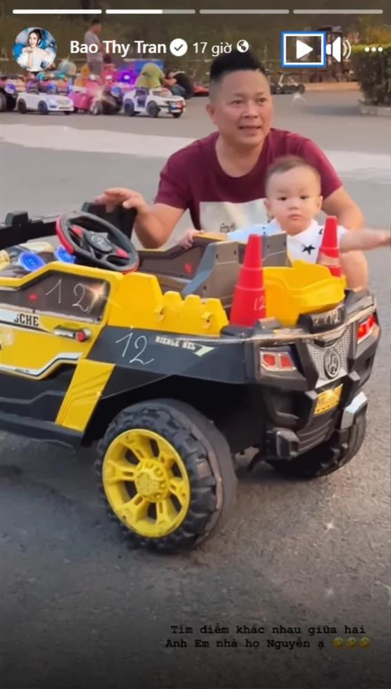 Chồng đại gia của Bảo Thy gây sốt với khoảnh khắc bố bỉm-1
