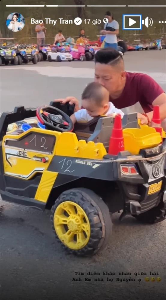 Chồng đại gia của Bảo Thy gây sốt với khoảnh khắc bố bỉm-2