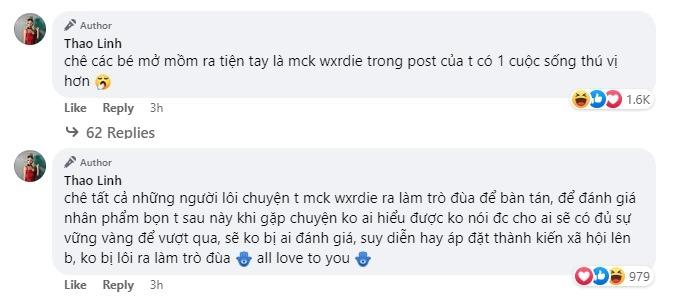 tlinh lên tiếng đáp trả khi liên tục bị nhắc tới tình cũ lẫn bạn trai tin đồn-2