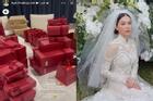 Linh Rin và chồng tỷ phú chuẩn bị 200kg quà tặng khách mời