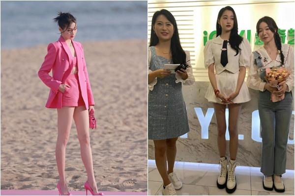 Tình huống xấu hổ và khó xử của Quan Hiểu Đồng vì mặc váy ngắn-6