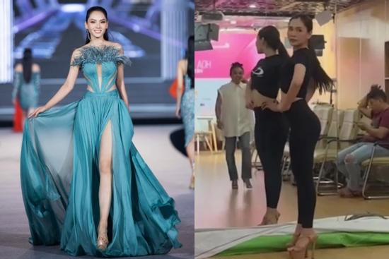 Mai Phương catwalk thế nào so với thời thi Miss World Vietnam?