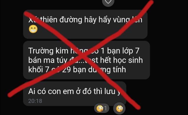 29 học sinh lớp 7 dương tính ma túy ở Đồng Tháp là tin đồn thất thiệt-1