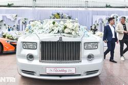 Dàn xe dâu hơn 200 tỷ đồng trong siêu đám cưới của cơ phó Hà Nội