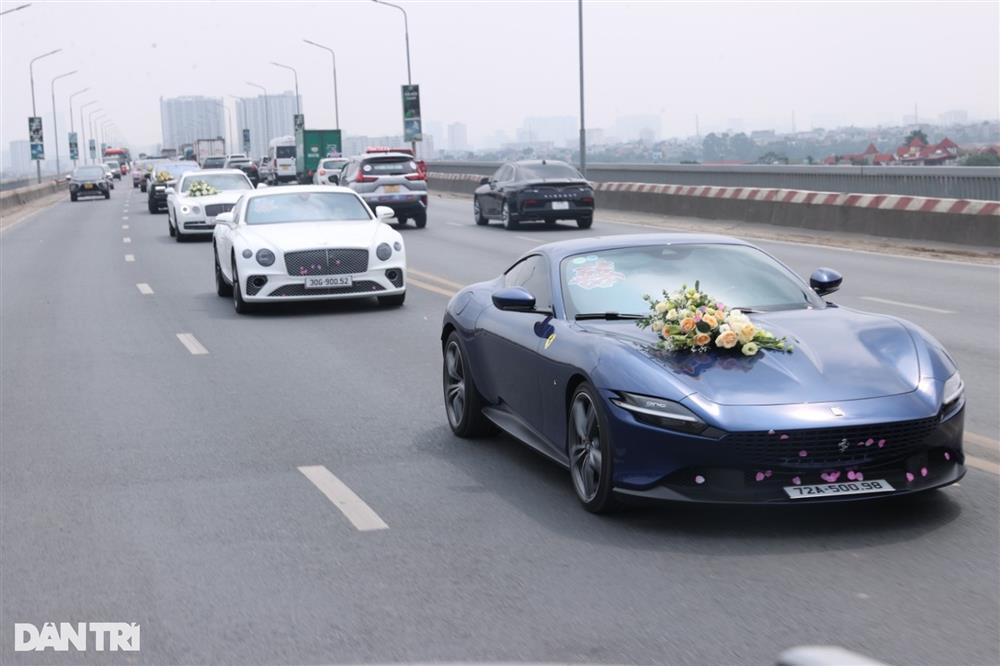 Dàn xe dâu hơn 200 tỷ đồng trong siêu đám cưới của cơ phó Hà Nội-13