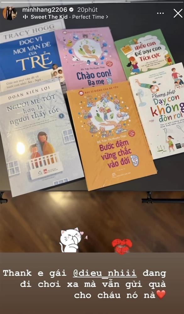 Diệu Nhi tặng quà bà bầu Minh Hằng, được khen quá tâm lý-1