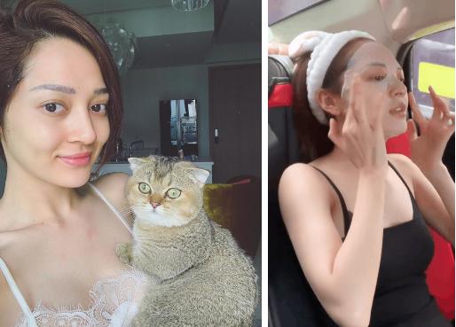 Phương Nhi, HHen Niê tranh thủ đắp mặt nạ mọi lúc mọi nơi-8