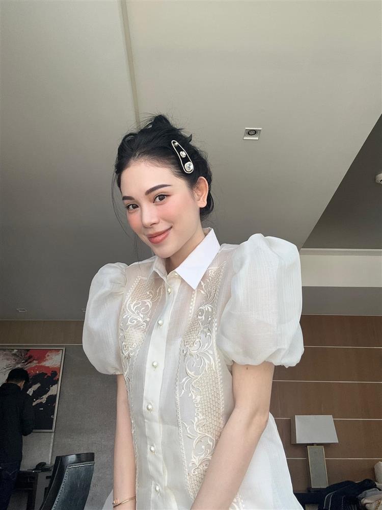 Linh Rin mặc trang phục truyền thống Philippines: Tò mò váy cưới-3