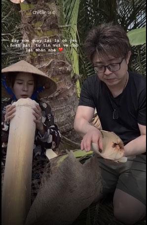 Ảnh hiếm có khó tìm về chồng Bà Nhân Vlog khi ở Việt Nam-2