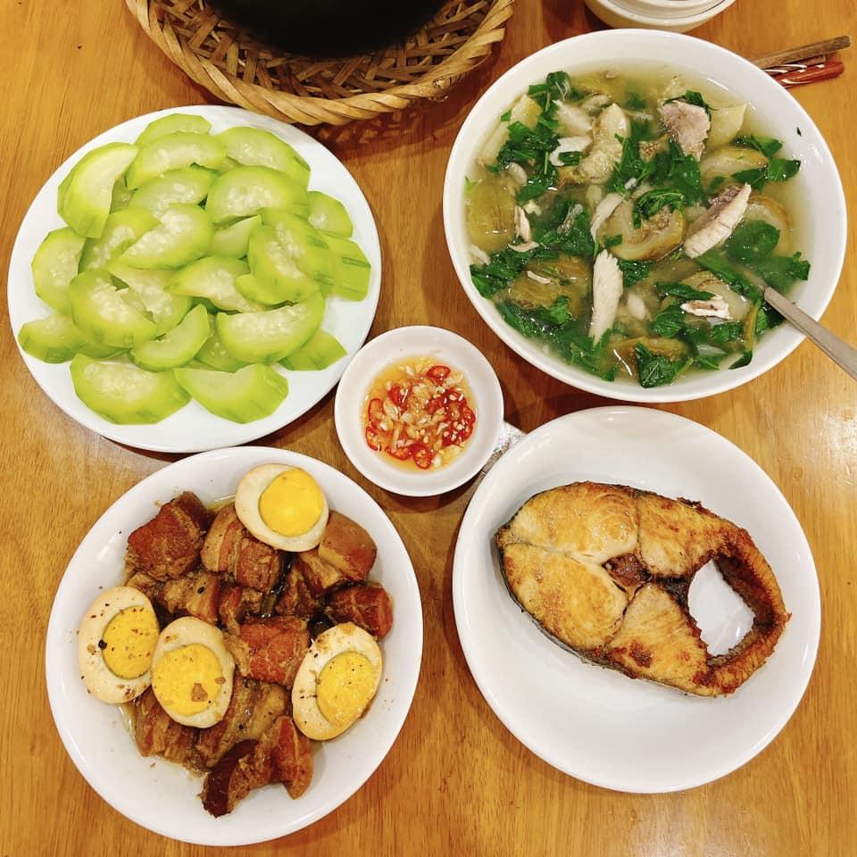 9x trổ tài nấu mâm cơm gia đình, nhìn thôi cũng đã con mắt-4