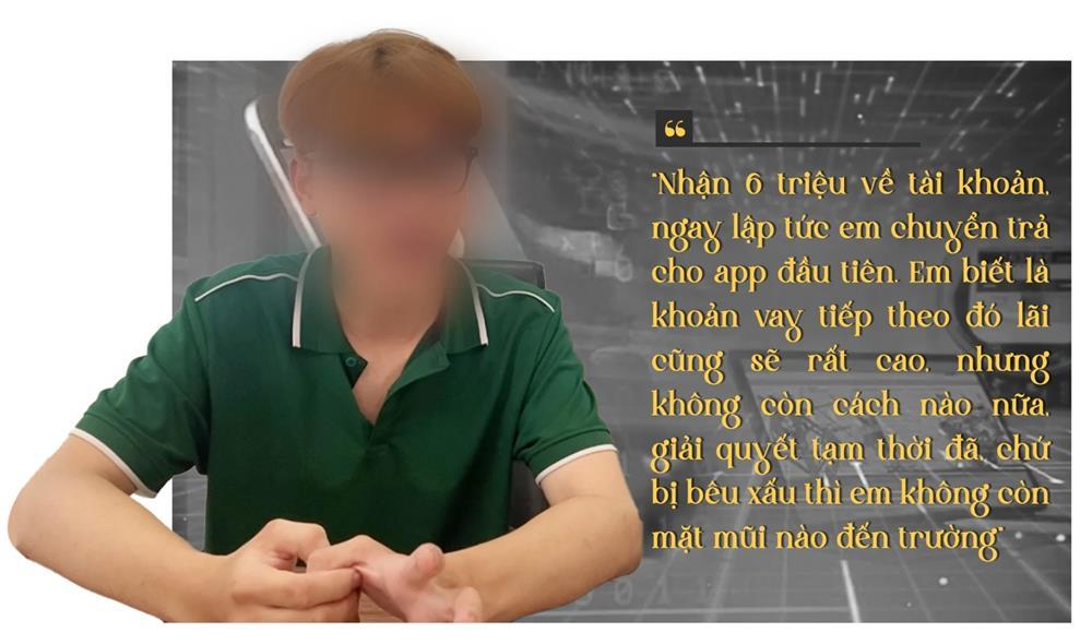 Cuộc sống sợ hãi của nam sinh dính vào ma trận vay tiền ‘app chồng app’-4