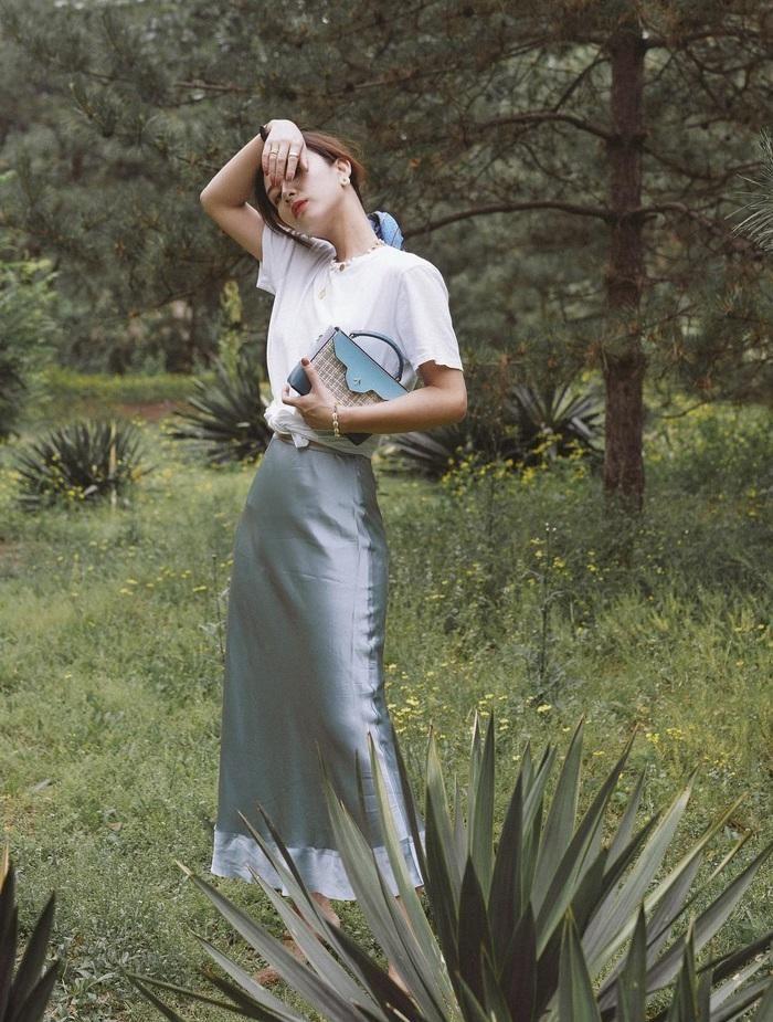 10 cách diện chân váy tinh tế khi dự tiệc cưới-7