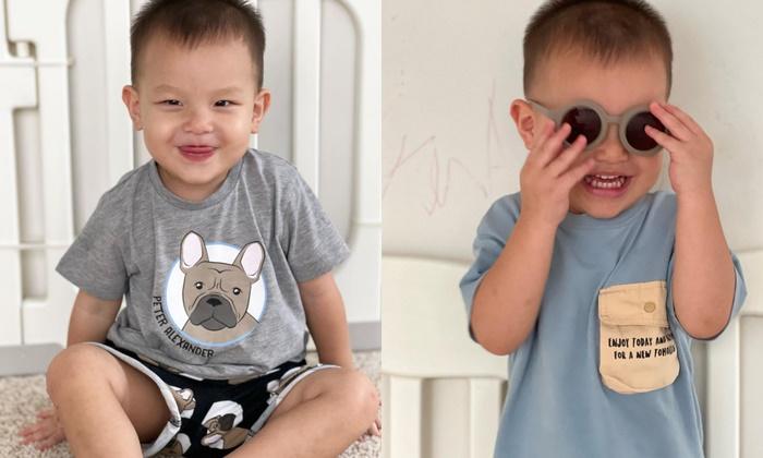 Biểu cảm gây sốt của con trai Hà Hồ khi được bố dạy tiếng Việt-3