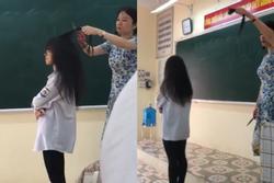 Cắt tóc nữ sinh ngay giữa lớp: 'Hành xử thô thiển gây tác dụng ngược'