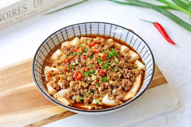 Đậu phụ hấp thịt nhưng thêm nguyên liệu này lạ miệng hơn hẳn