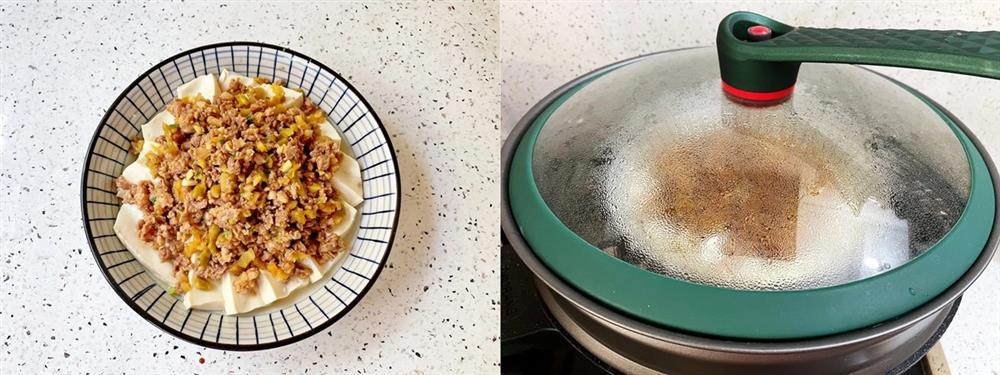 Đậu phụ hấp thịt nhưng thêm nguyên liệu này lạ miệng hơn hẳn-4